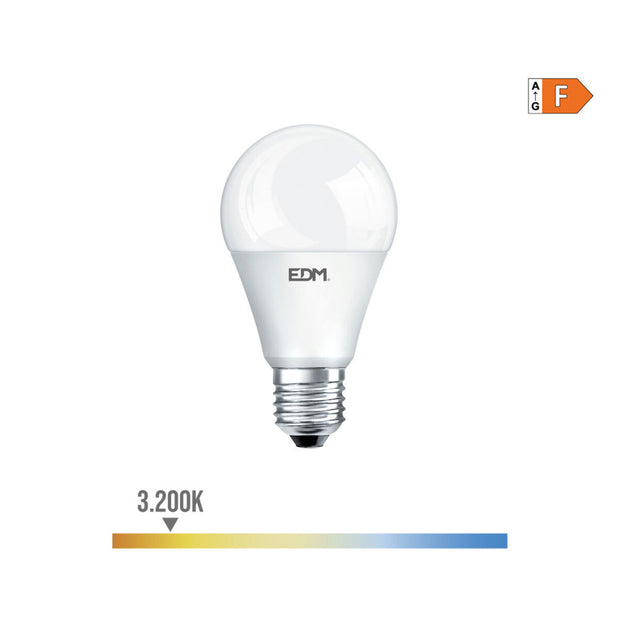 LED lamp EDM F 10 W E27 932 Lm 6 x 11 cm (3200 K)