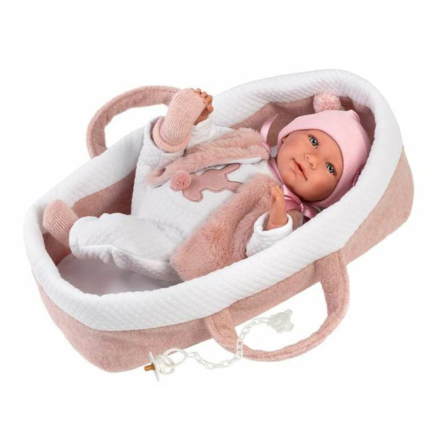 Baby Doll Llorens Mimi Pink 40 cm Carrycot