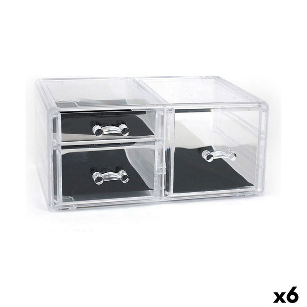 Multi-Purpose Organiser Confortime Plastic Transparent 23,8 x 15,3 x 10,8 cm (6 Units)