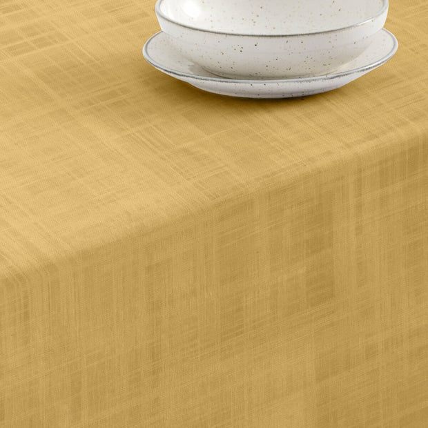 Stain-proof tablecloth Belum Mustard 200 x 140 cm