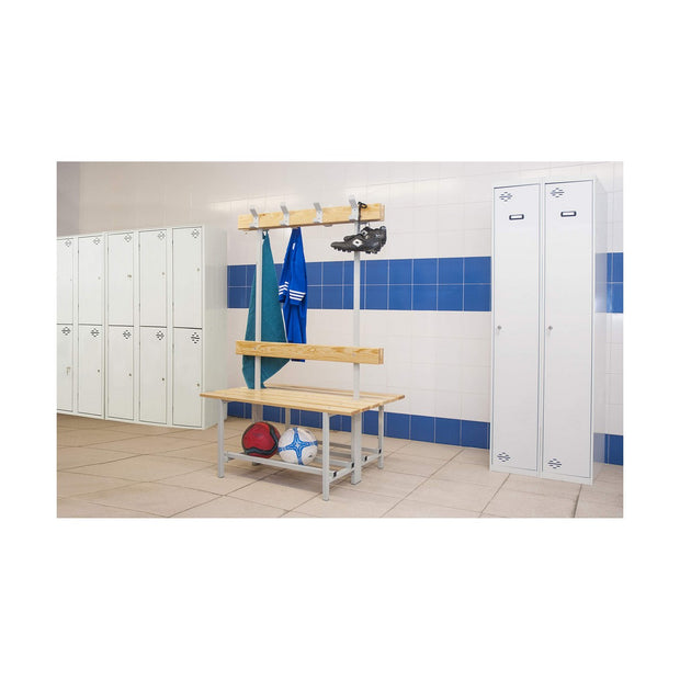 Locker Simon Rack Metal Light grey 4 compartments (180 x 30 x 50 cm)