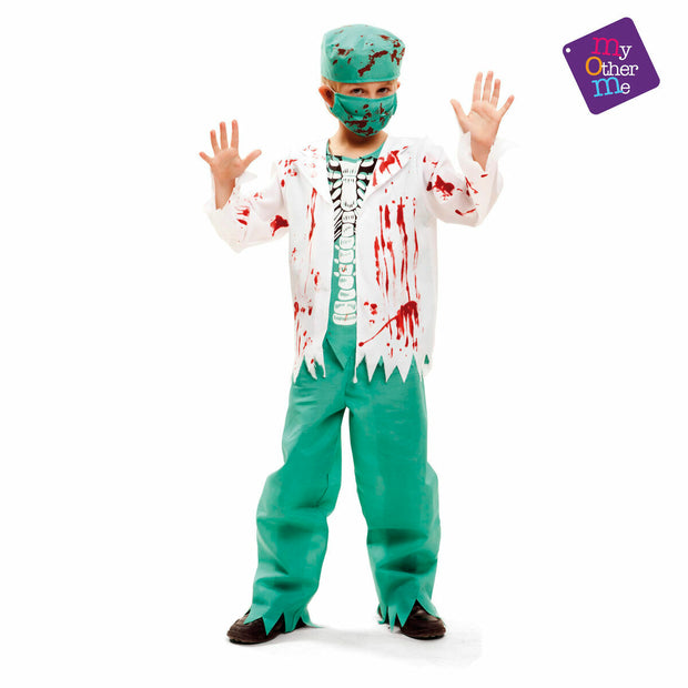 Costume for Children My Other Me Surgeon Skeleton Doctor Robe 4 Pieces (4 Pieces)