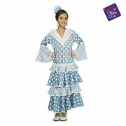 Costume for Children My Other Me Guadalquivir Turquoise Flamenco Dancer (1 Piece)