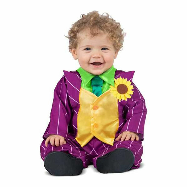 Costume for Children My Other Me Male Clown Purple (2 Pieces)