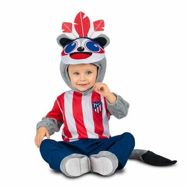 Costume for Babies Atlético Madrid Red American Indian 5 Pieces