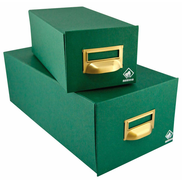 Refillable storage binder Mariola Green Cardboard 25 x 19 x 25 cm