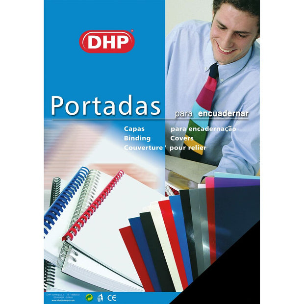 Binding covers DHP Black A4 polypropylene 100 Pieces