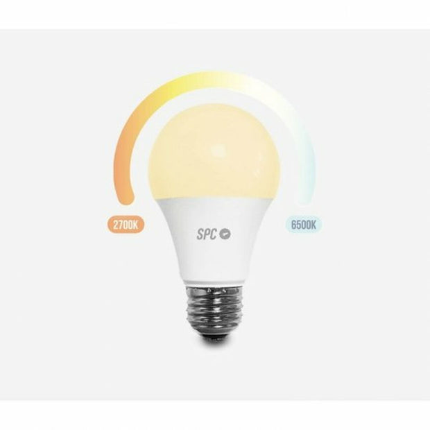 Smart Light bulb SPC Aura 800 Wifi 10 W E27 75 W Multicolour E27 800 lm (2700 K) (6500 K) 2700K - 6500K