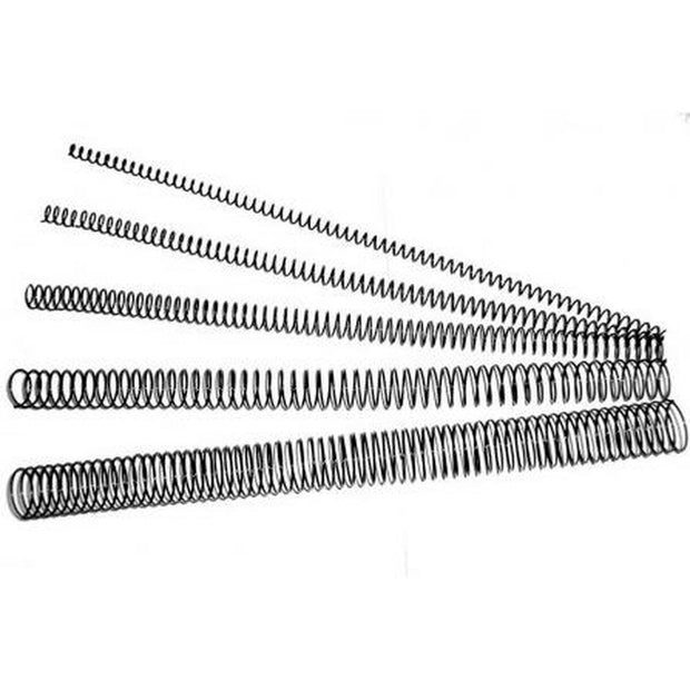 Binding Spirals DHP 5:1 Binding 100 Units Black A4 Metal Ø 14 mm