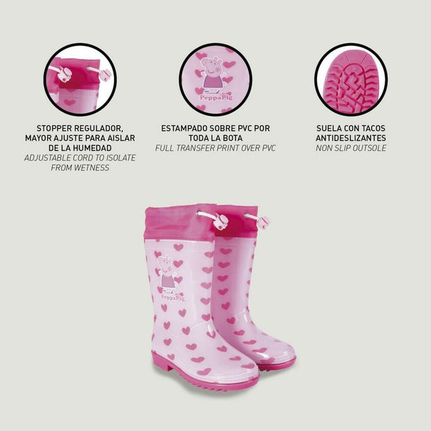 Children's Water Boots Peppa Pig Pink