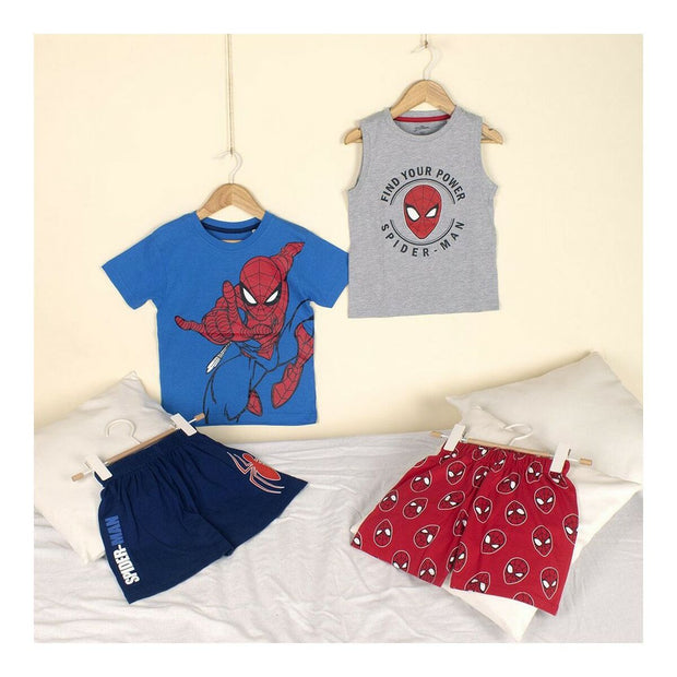 Summer Pyjama Spider-Man Grey