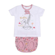 Set of clothes Looney Tunes Pink Baby White