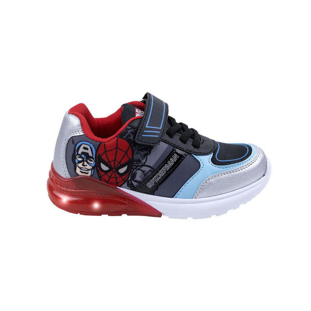 LED Trainers The Avengers Blue Red