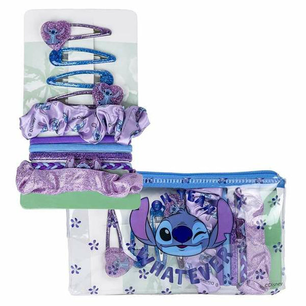 Hair accessories Stitch Blue Purple 10 Pieces