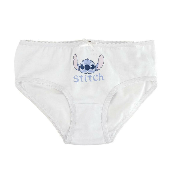 Pack of Girls Knickers Stitch 5 Pieces Multicolour