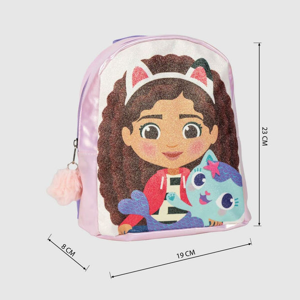 Casual Backpack Gabby's Dollhouse Pink 19 x 23 x 8 cm