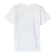 Child's Short Sleeve T-Shirt Stitch White