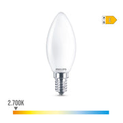 LED lamp Philips Candle E 6,5 W 60 W E14 806 lm 3,5 x 9,7 cm (2700 K)