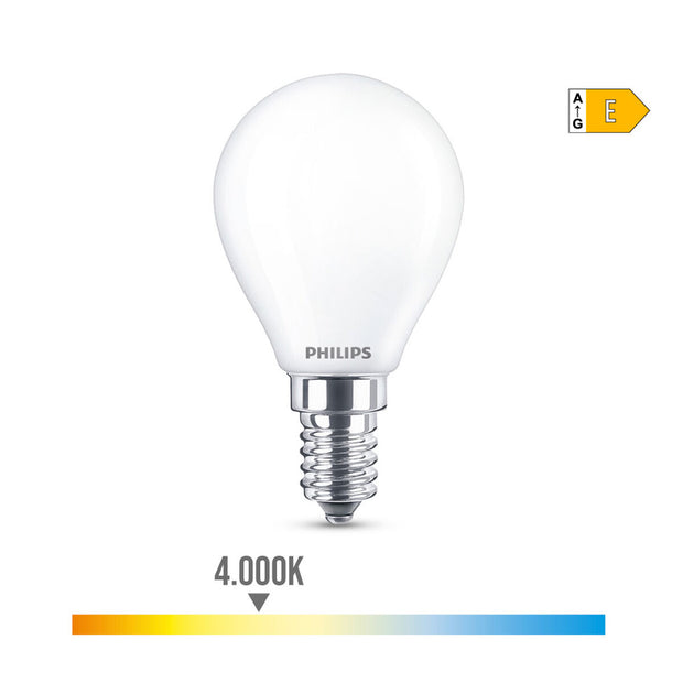 LED lamp Philips E 6.5 W 6,5 W 60 W E14 806 lm Ø 4,5 x 8 cm (4000 K)