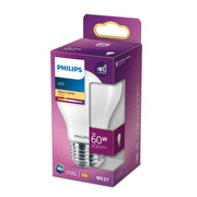 LED lamp Philips Equivalent  E27 60 W E (2700 K)