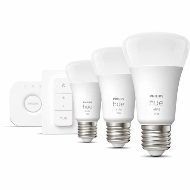 LED lamp Philips Starter Kit E27 9,5 W White F (3 Units)