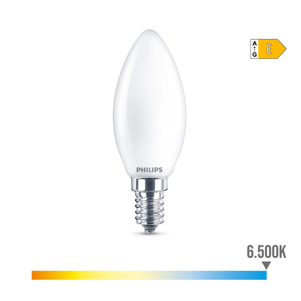 LED lamp Philips Candle E 6,5 W E14 806 lm 3,5 x 9,7 cm (6500 K)