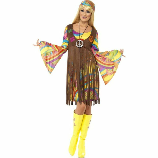 Costume for Adults Hippie Brown (Refurbished A)