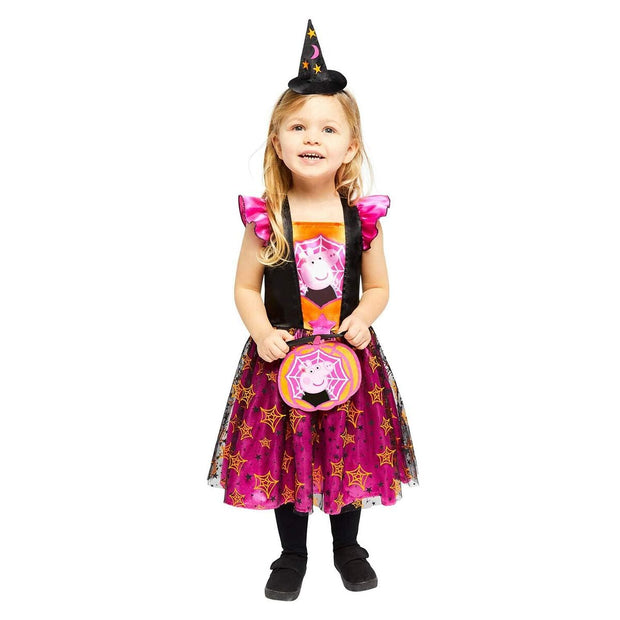 Costume for Children Witch Multicolour (Refurbished A+)