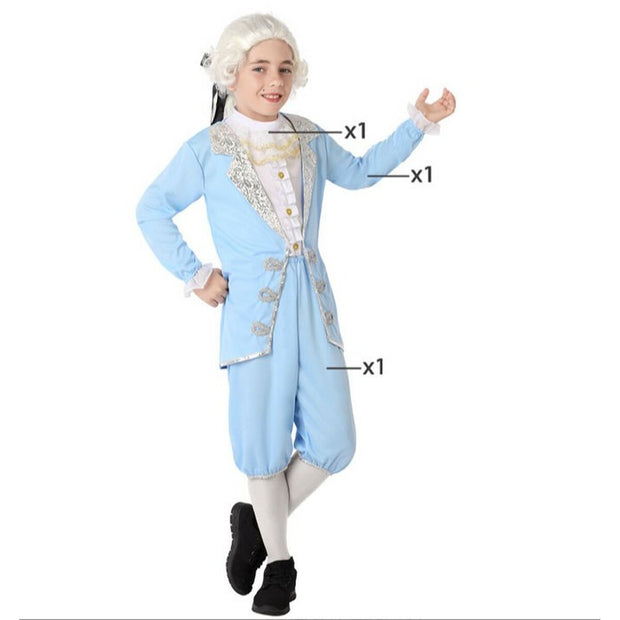 Children's costume Blue Celeste Male Courtesan