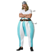 Costume for Adults Male Viking Blue