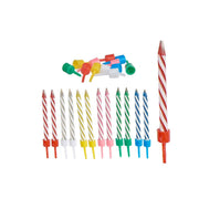 Candle Set Multicolour Birthday (12 Units)