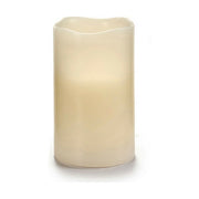 LED Candle Cream 7,5 x 12,5 x 7,5 cm (6 Units)