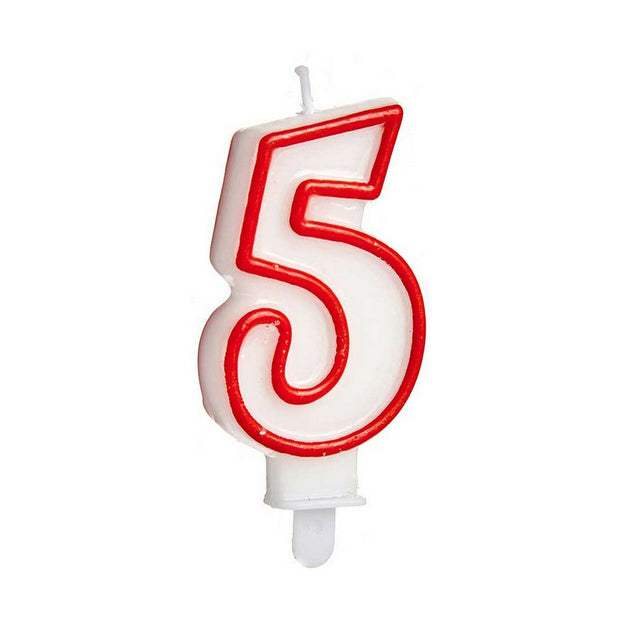 Candle Birthday Number 5 (12 Units)