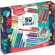 Drawing Set Maped 50 Pieces (4 Units)