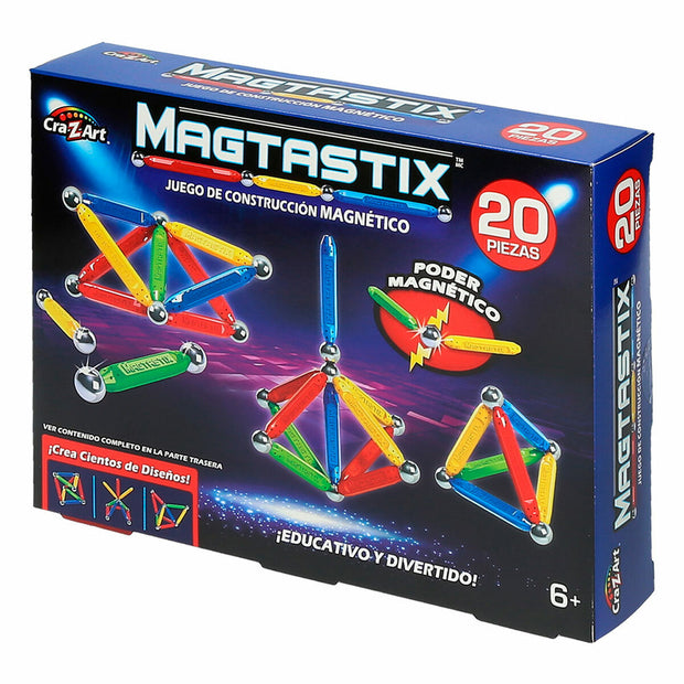 Construction set Cra-Z-Art Magtastix Beginner 20 Pieces (4 Units)
