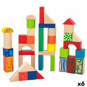 Construction set Woomax 50 Pieces (6 Units)