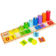 Educational Baby Game Woomax Numbers 56 Pieces 4 Units 43 x 11 x 11 cm