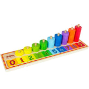 Educational Baby Game Woomax Numbers 56 Pieces 4 Units 43 x 11 x 11 cm