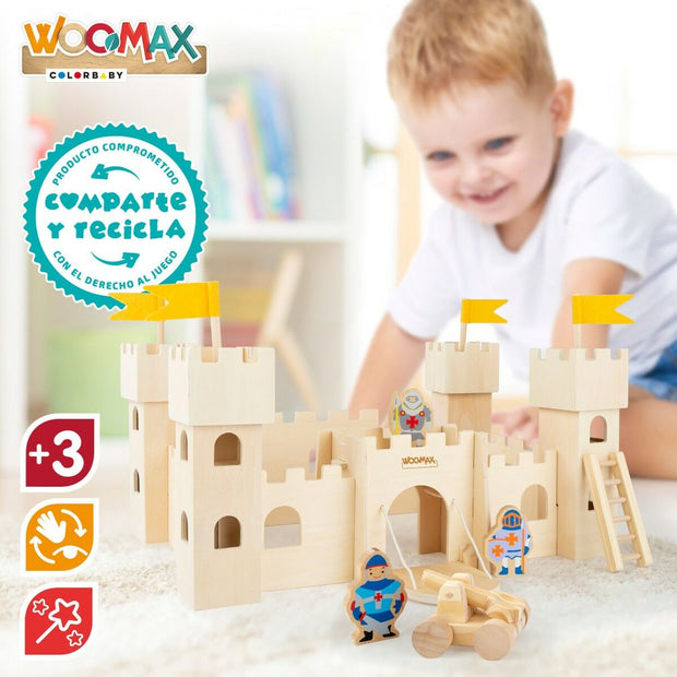Castle Woomax Toy 9 Pieces 2 Units