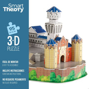 3D Puzzle Colorbaby New Swan Castle 95 Pieces 43,5 x 33 x 18,5 cm (6 Units)