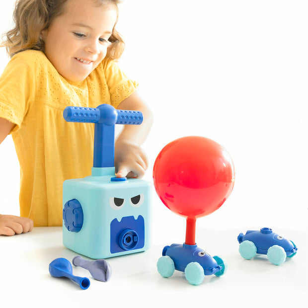 2-in-1 Car and Balloon Launcher Toy Coyloon InnovaGoods Blue (Refurbished B)