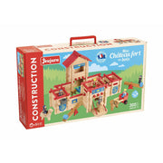 Action Figures Jeujura The Wooden Castle Fort  Playset 300 Pieces