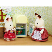 Action Figure Sylvanian Families Mom Rabbit Chocolate / Refrigerator