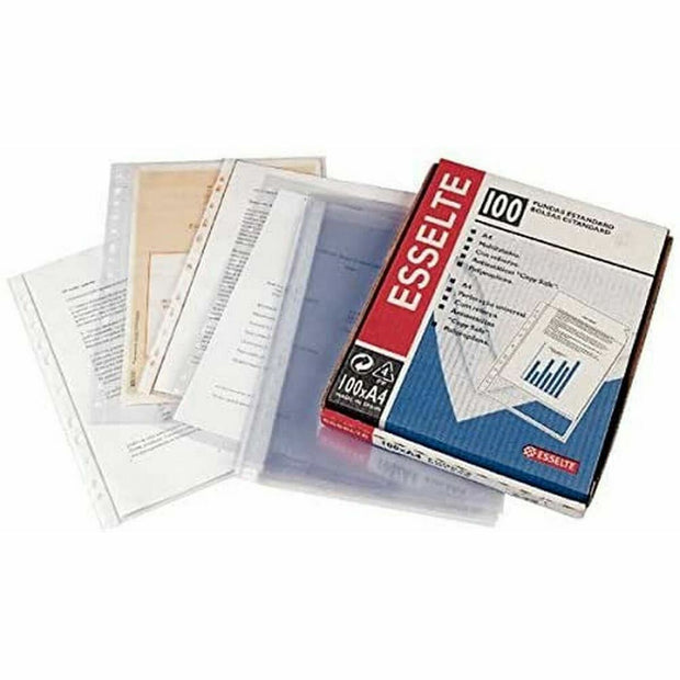 Organiser Folder Esselte Transparent A4 Din A4 (100 Pieces)