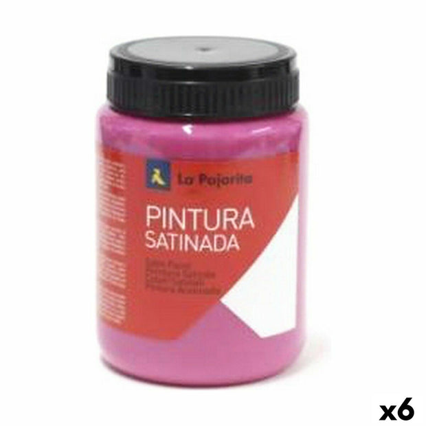 Tempera La Pajarita L-24 Magenta Satin finish School (35 ml) (6 Units)