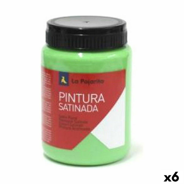 Tempera La Pajarita Grass L-38 Green Satin finish (35 ml) (6 Units)
