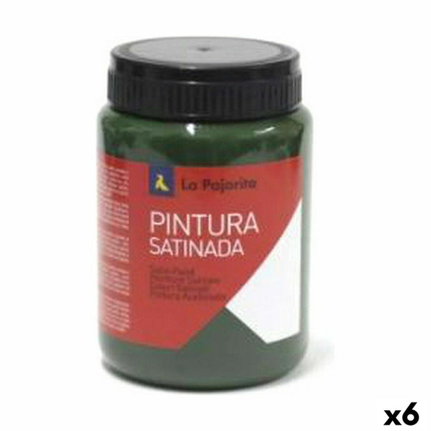 Tempera La Pajarita Pine L-41 Satin finish Dark green (35 ml) (6 Units)