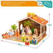 Christmas nativity set Woomax 20 Pieces 29,5 x 16,5 x 22 cm (6 Units)