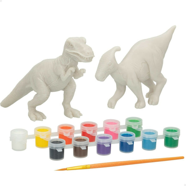 Craft Game PlayGo 15 Pieces Dinosaurs To paint (6 Units)